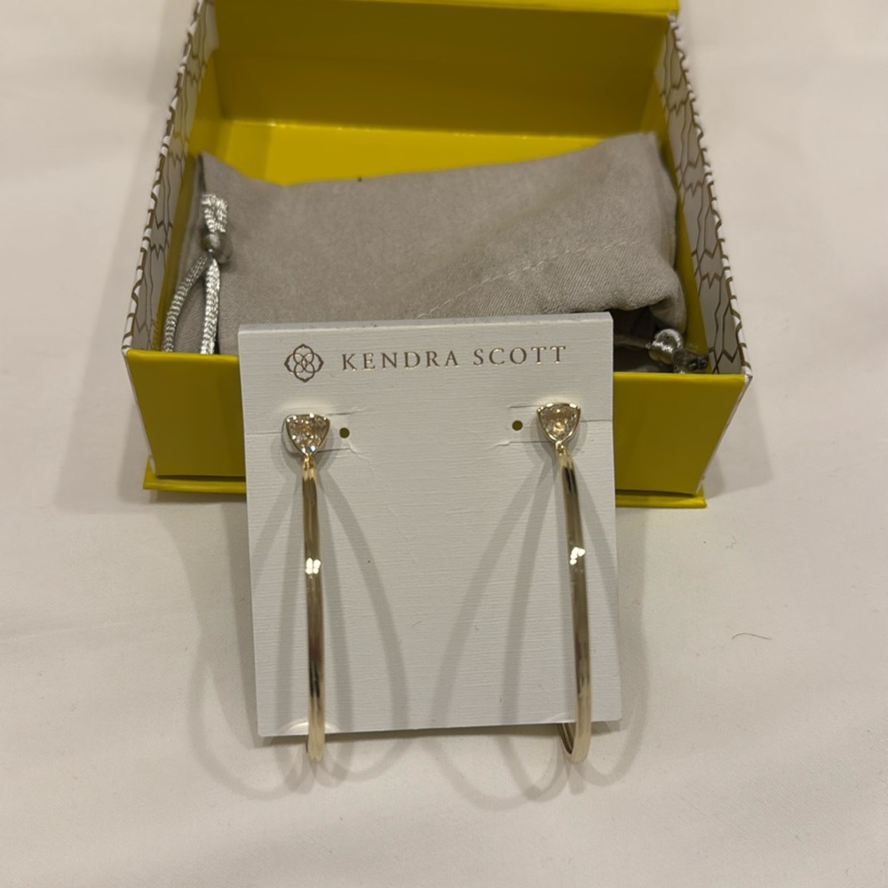 Kendra Scott Arden Gold Hoops, New
